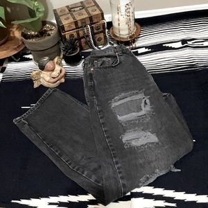 BDG Distressed High Waist Mom Jeans